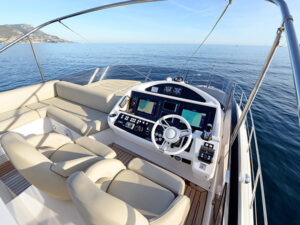 Turquoise yacht for charter