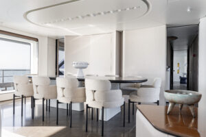 M/Y OCEAN ONE Dining Area